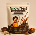 GrowNest Kids Nutrition Mix | Chocolate Flavour | No Refined Sugar | 250g